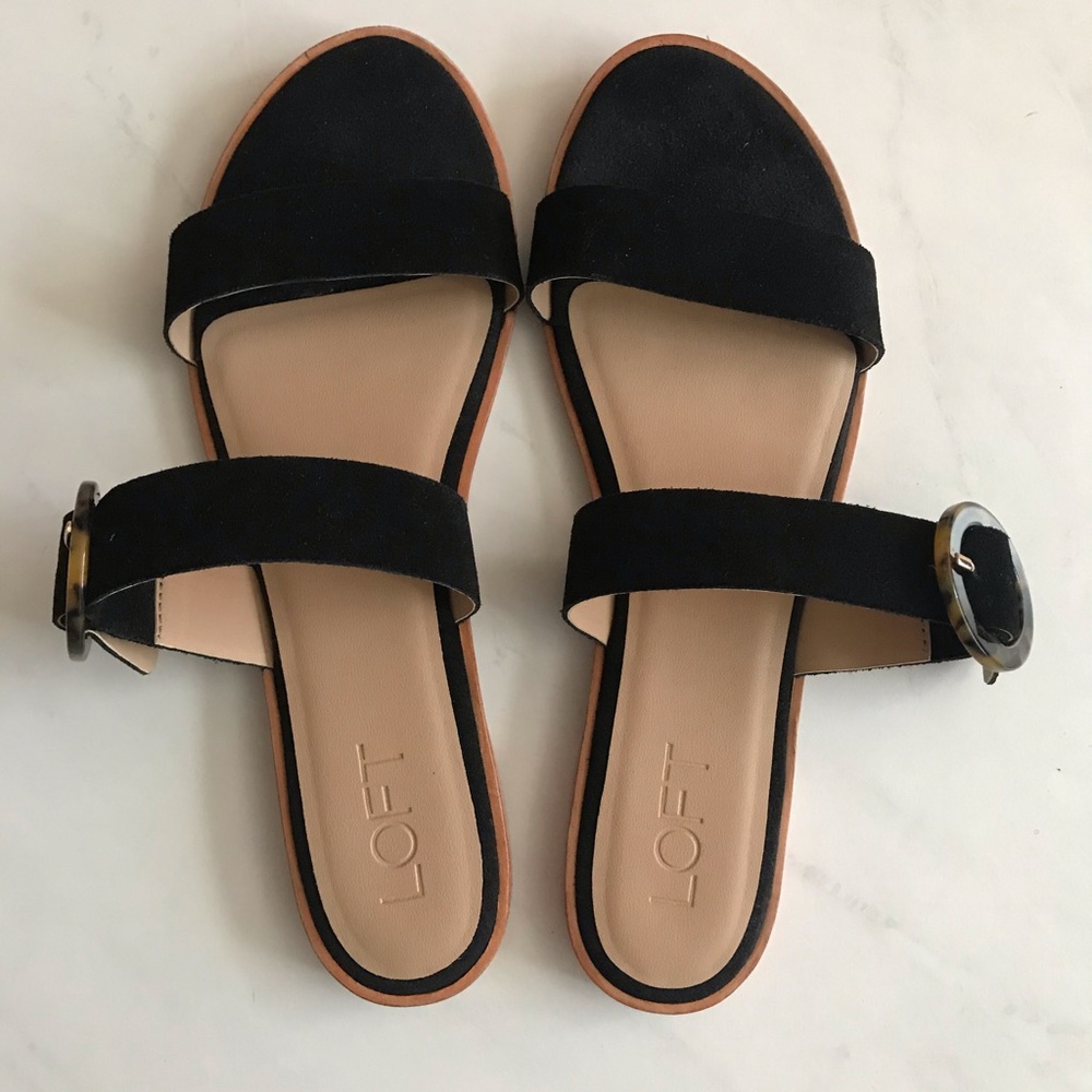 LOFT Suede Sandals